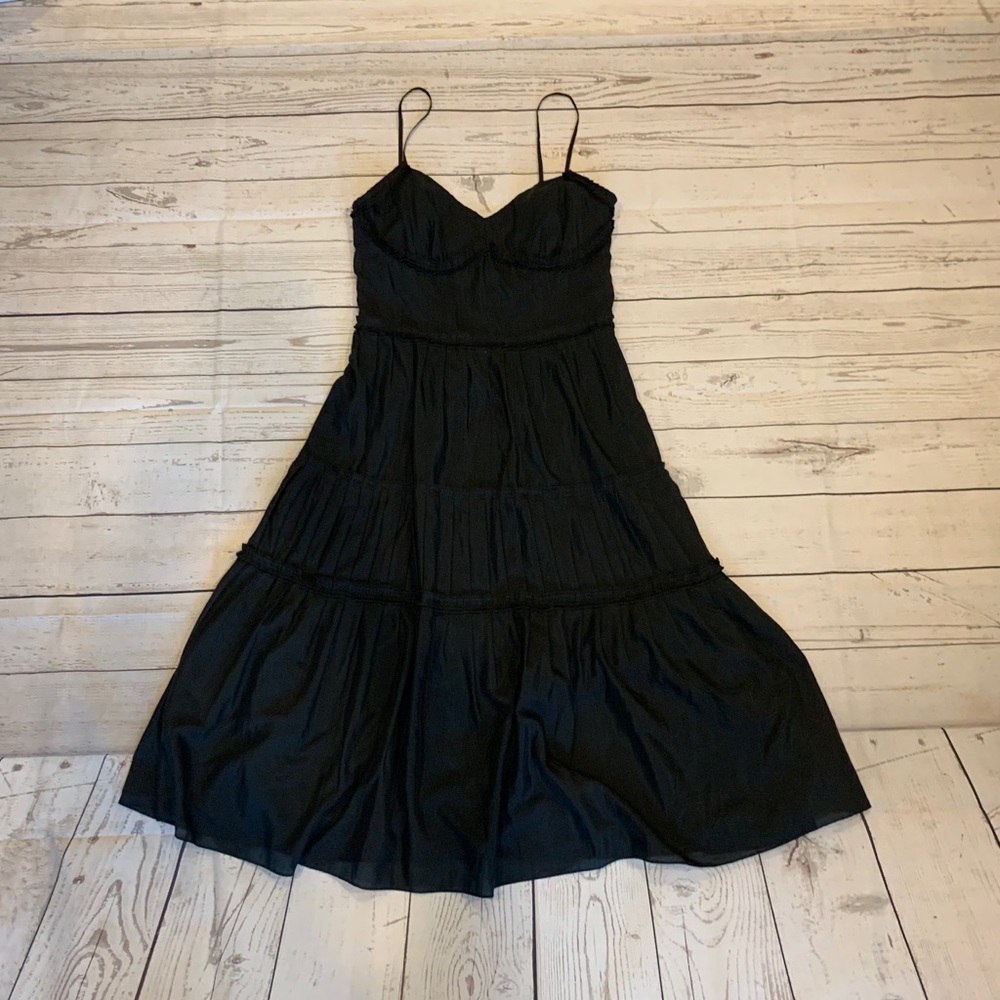 Midi black dress